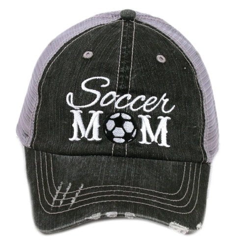 SOCCER MOM TRUCKER HAT  - KDC-TC-129 - Molly's! A Chic and Unique Boutique 