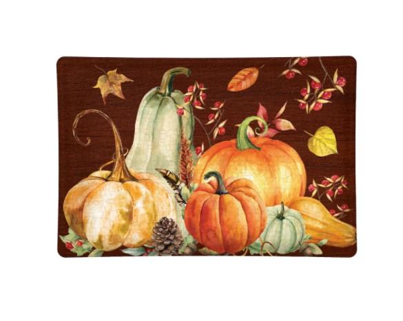 SWEET PUMPKIN RECT. GLASS SOAP DISH - Molly's! A Chic and Unique Boutique 