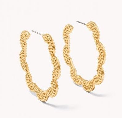 SWEET & SOUR HOOP EARRINGS: GOLD - Molly's! A Chic and Unique Boutique 