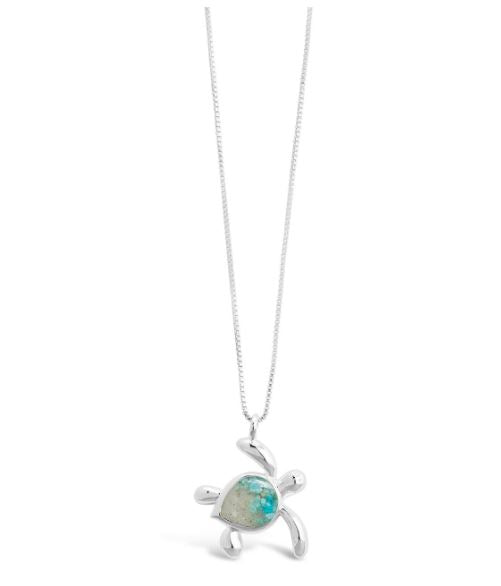 Turtle Necklace- Turquoise Gradient - Molly's! A Chic and Unique Boutique 