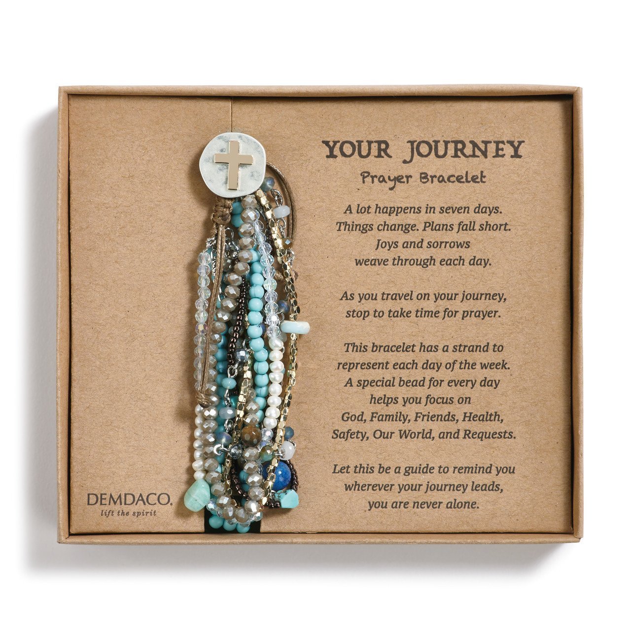 YOUR JOURNEY PRAYER BRACELET - (TURQUOISE) 1004000123