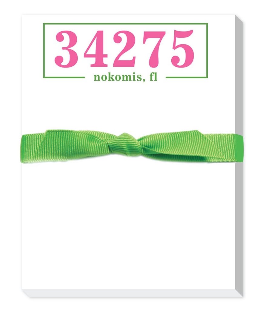 ZIPCODE MINI NOTEPAD 34275 - Molly's! A Chic and Unique Boutique 